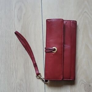 DANIER Genuine Leather Red Wallet